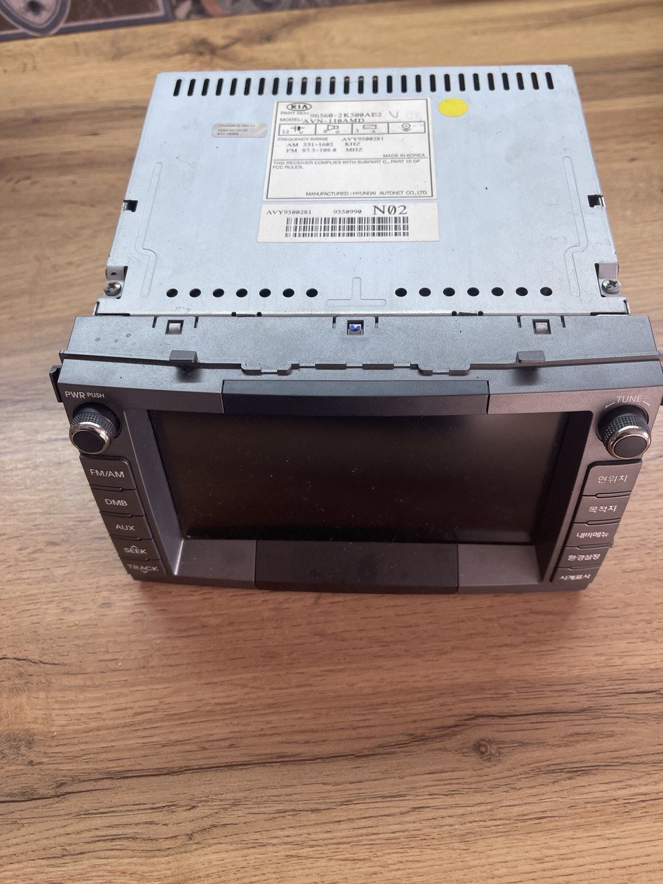 Штатная магнитола KIA Soul 660-2K500AE2 (AVN-110AMD)