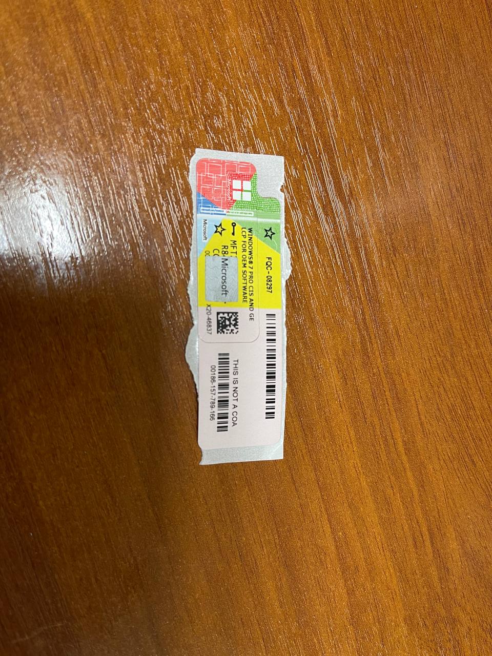 Лицензия Windows 7 PRO